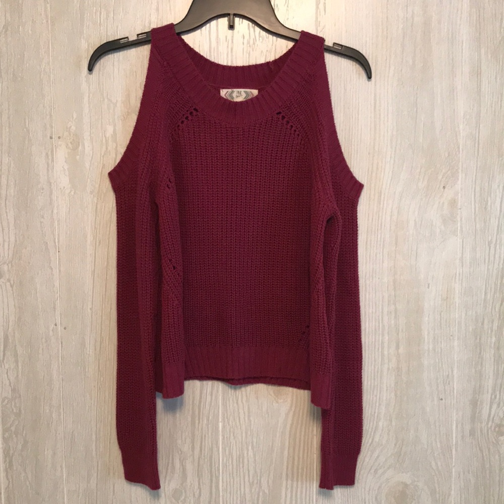 Cold Shoulder Sweater